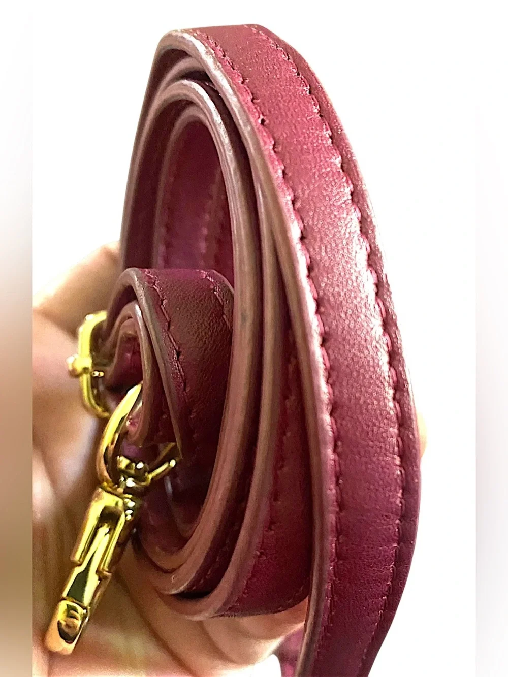 Tory Burch fuchsia Crossbody Bag with gold toned accents